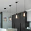 Mease 1 - Light Black Lantern Pendant