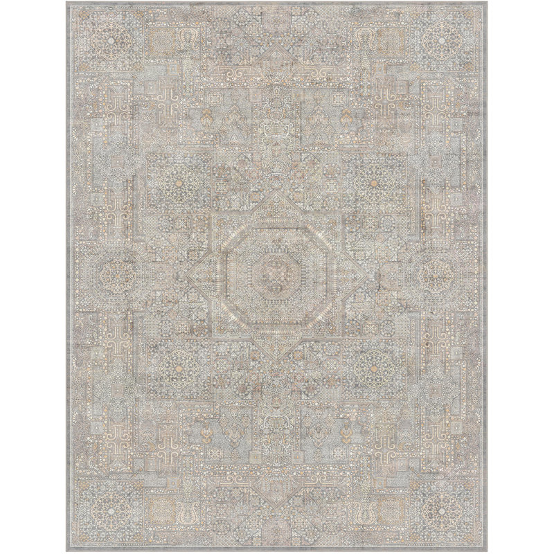 Espy Amman Vintage Oriental Area Rug, Rectangle 7'7" x 9'10"