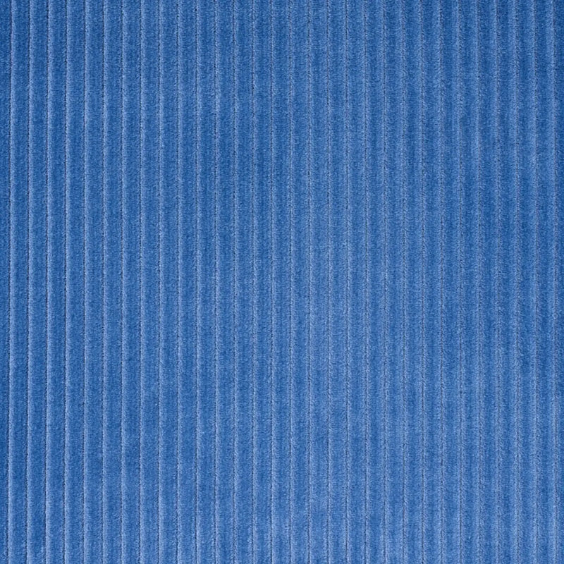 Tissu en velours côtelé Wyatt, Bleu cadet