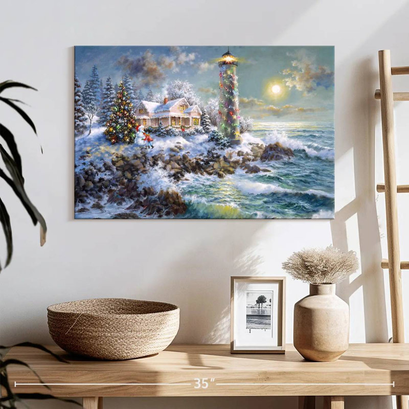 Lighthouse merriment Aletra, H 16 po x l 24 po