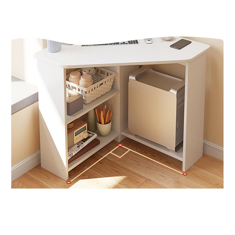 L-Shaped MDF Computer Desk
