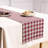 Morgan Check - 100% Pure Linen Table Runner-114726916-114726909