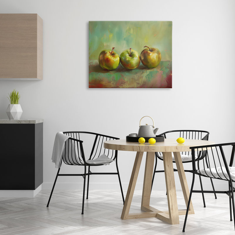«Traditional Apple Trio Still Life Canvas» par Arlington Prints, H 30 po x l 40 po
