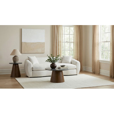 Voicu Fabric Upholstered Sofa Sand