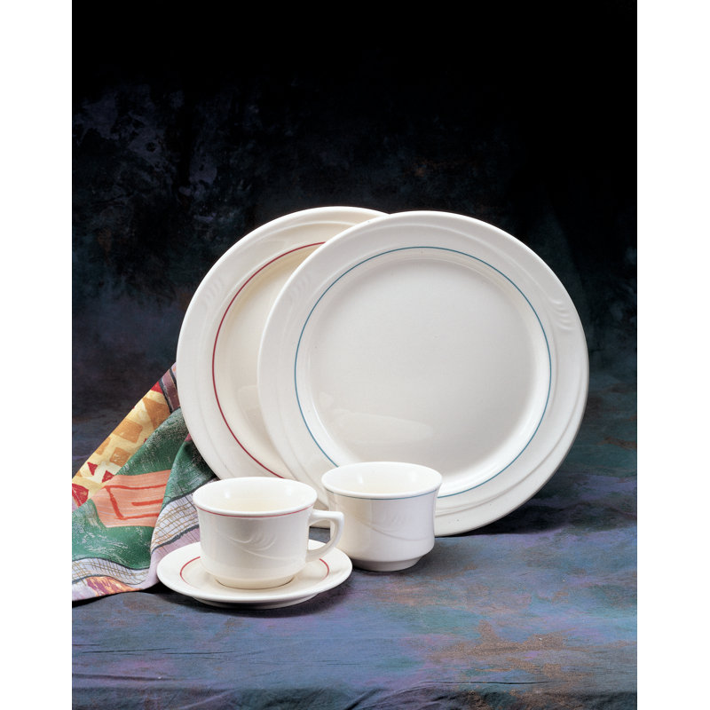 Oneida Hospitality Espree 7" Bone China Appetizer Plate