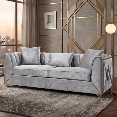 Arron 91.6'' Velvet Sofa