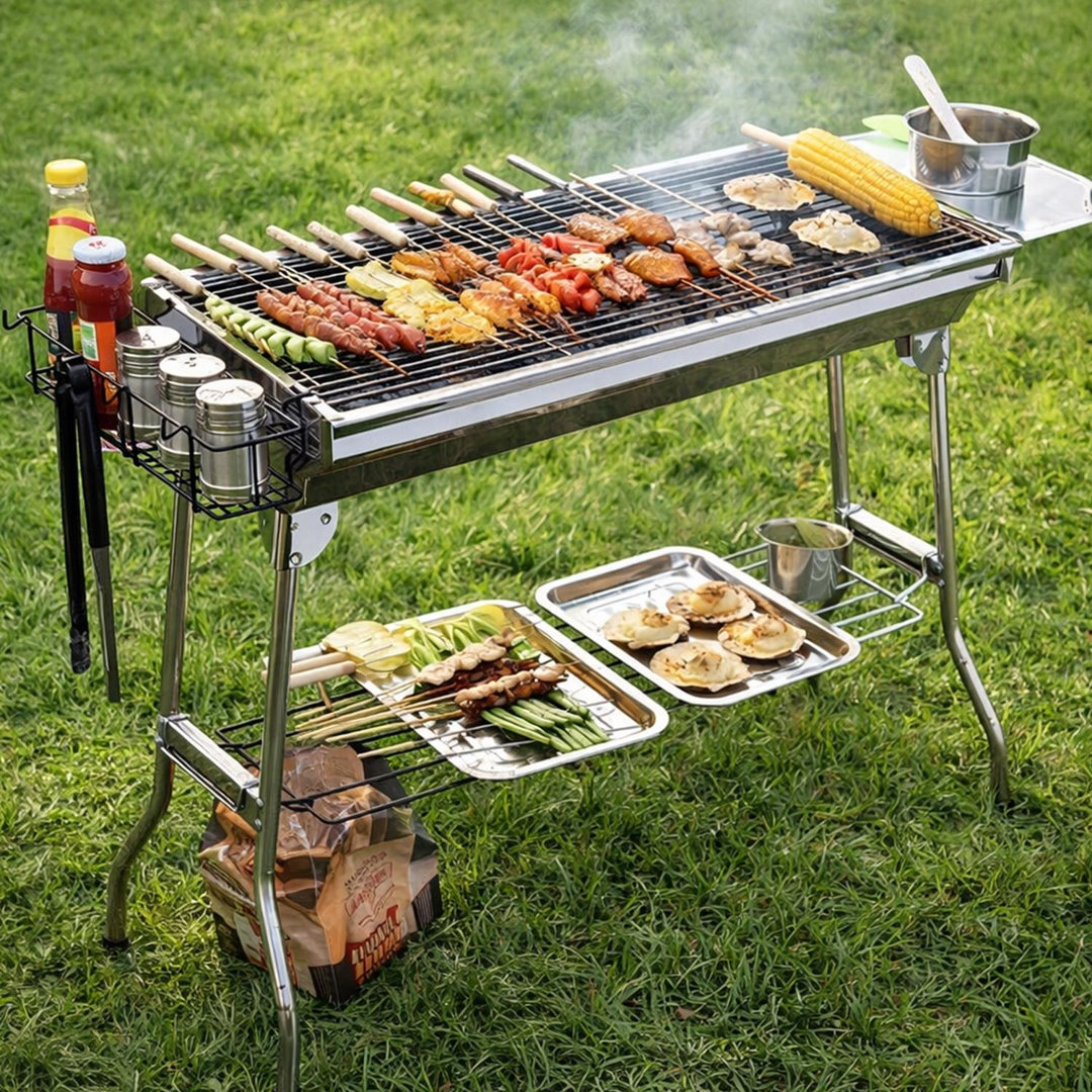 SmashingDealDirect 35cm W Portable Charcoal Grill