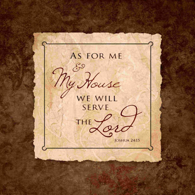 " House Serve The Lord "