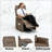 Power Lift Fabric Recliner Sofa Remote Control Side Pockets-1658390187