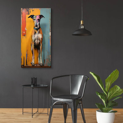 'Greyhound 1' by Sean Parnell Acrylic Glass Wall Art, 24" x 48"