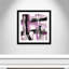 Expressions modernes - tons mauves - peinture encadrée-60347015-60347016