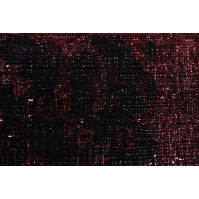 Color Transition Patchwork Red Rug 5'5" x 8'3"