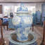 Blue and White Lidded Jar