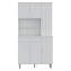 Garde-manger Venice 90, plusieurs armoires, un tiroir, deux tablettes ouvertes