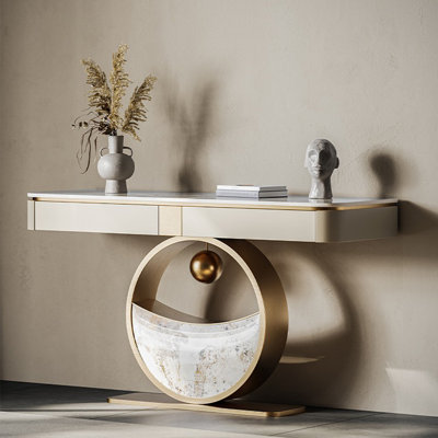 French style sintered stone Console Table.