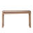 Narrow Console Table, Slim Entryway Table, Small Space Sofa Table, 52 Inch Hallway Table, Wood Console Table With Bead Detail, Rustic Modern Console, Natural Wood Finish Table, Minimalist Foyer Table.