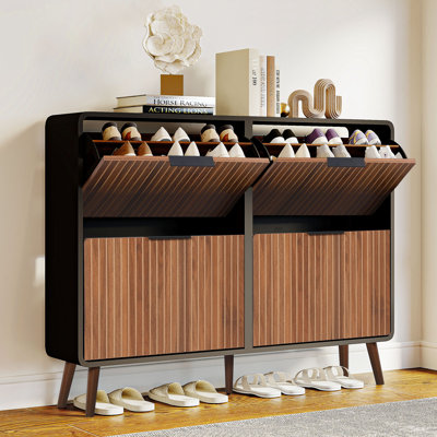 16-Pair Shoe Storage Cabinet