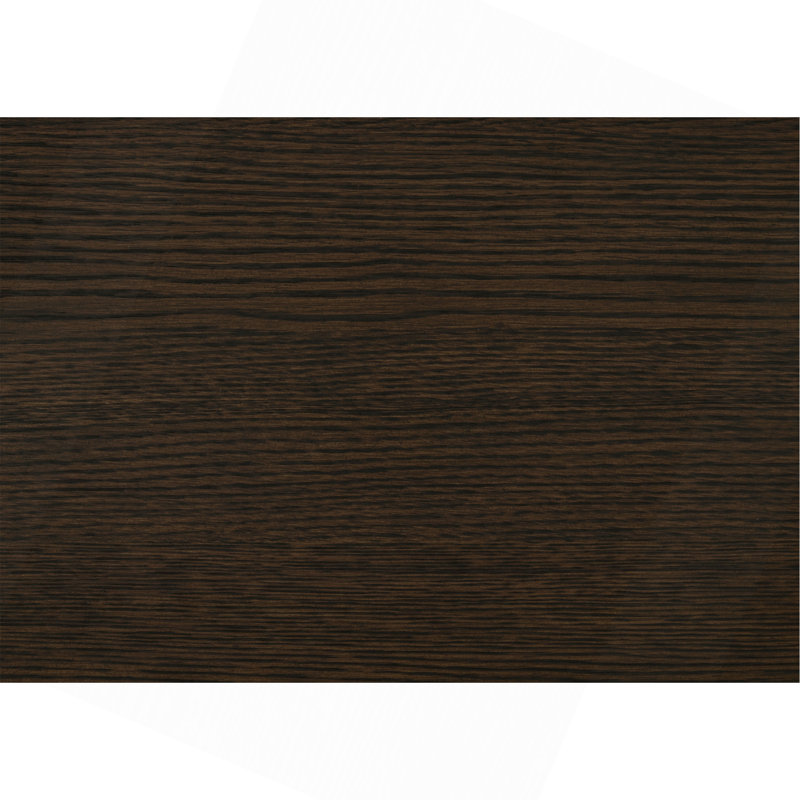 Modern Rectangular Dining Table With Extension Leaf Durable Unique Metallic Accent Base Brown Finish Wooden Dining Furniture 1Pc