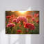 Art mural en verre rose avec œillet rose-129909566