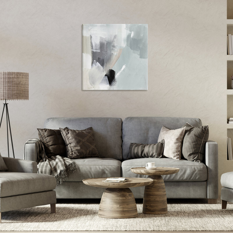 «Quiet In Grays» par Lanie Loreth, H 24 po x l 24 po