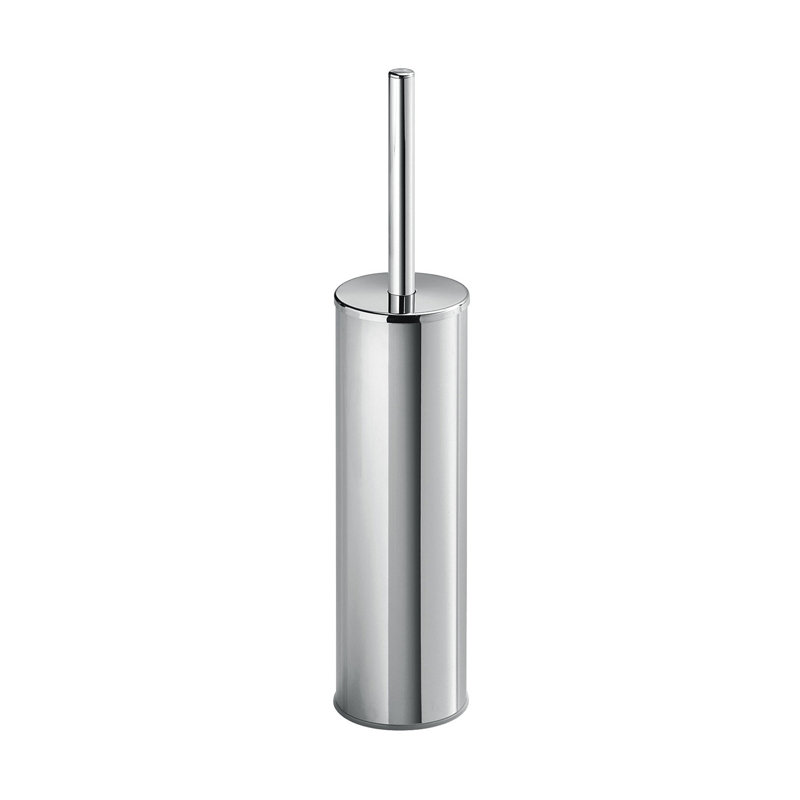 My Love Toilet Brush and Holder in Polished Gold, Polished Chrome