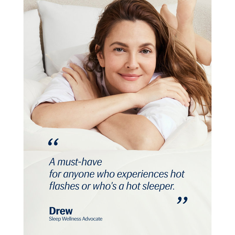 REST Evercool Award-Winning Cooling Comforter – Ultra Soft, Breathable, Lightweight, Hypoallergenic, All-Season Comforter for Hot Sleepers, Machine Washable