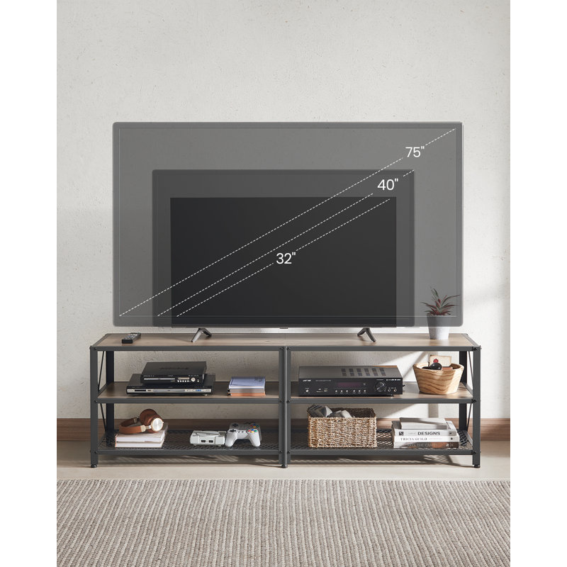 Adlena TV Stand, Black, 70"