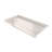 DreamLine SlimLine 30 inch D x 60 inch W x 2 3/4 inch H Single Threshold Biscuit Alcove Shower Base with 2 inch Chrome Left Round Drain-118322206-118322200