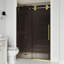 Porte de douche coulissante sans cadre avec verre teinté 3/8 po l 68-72 po x H 74 po Elan-98714700