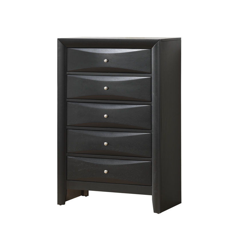 Champetre 32'' W 5 - Drawer Dresser, Black