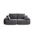 Grand canapé modulaire à 2 places en mousse à mémoire de forme moderne pour salon, causeuse modulaire compatible avec les animaux de compagnie avec coussins et sans assemblage-460215225