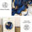 Abstract Blue Gold And White Area Rug, Soft And Lightweight, Suitable For All Seasons, Easy To Maintain And Easy To Clean, Machine Washable Carpet Floor Mat, Suitable For Living Room, Bedroom, Hallway, Office, Balcony, Room Decor, Home Decor, Outdoor Dec-178372661