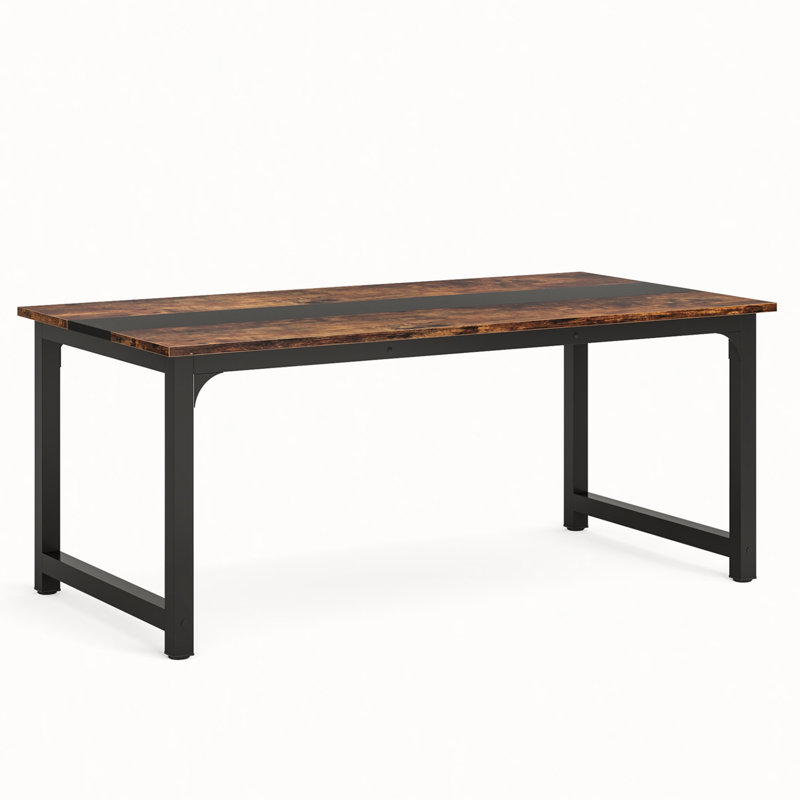 Bureau Waltman, H 29,52 po x l 62,99 po x P 31,49 po, Brun / noir