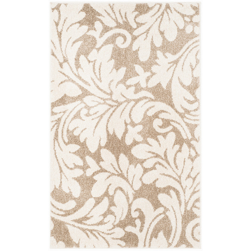 Carman Performance Floral Rug, Rectangle 2'6" x 4'