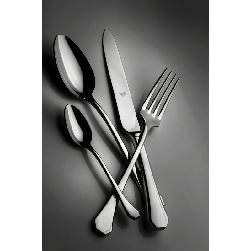 MEPRA MORETTO Stainless Steel Flatware Set, Silver