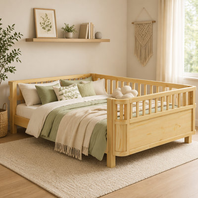 Lit plateforme en bois pour enfants
