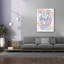 Art mural en toile Epic Graffiti, "pensé extra floral" par Marlee Ash Calligraphy & Design, 40 po x 54 po-117051964
