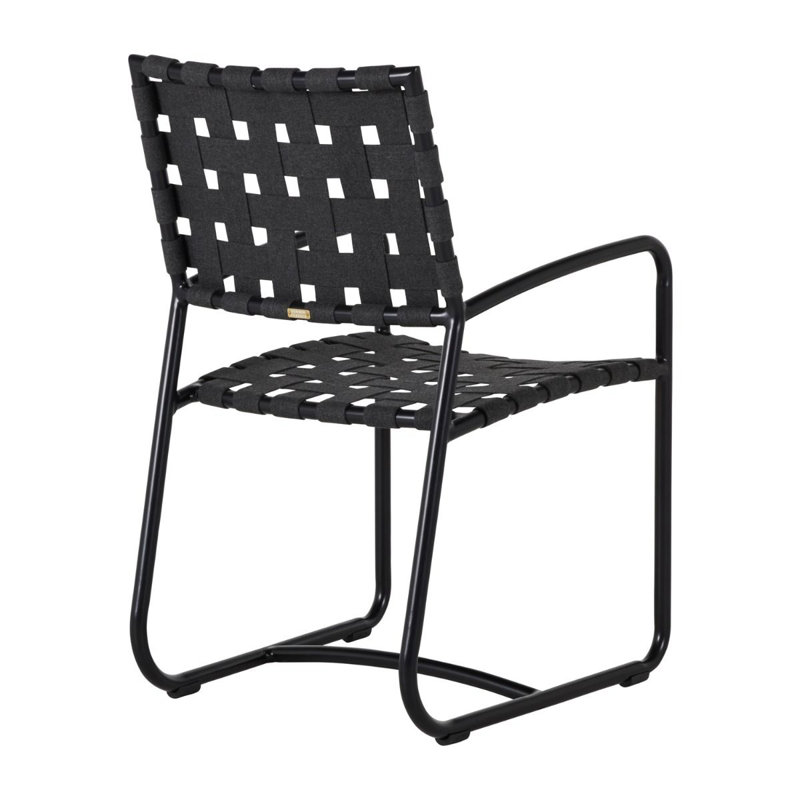 Catalina Arm Chair, Midnight Frame/Charcoal Seat