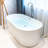 55" x 28" Freestanding Soaking Bathtub Acrylic
