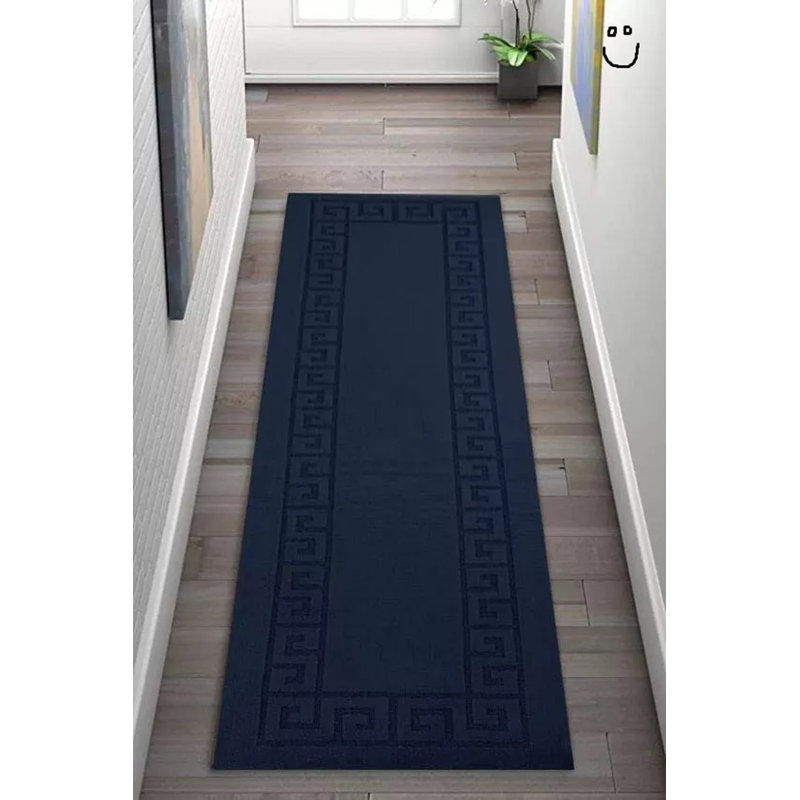 Adyen Solid Colour Area Rug, Rectangle 80cm x 300cm