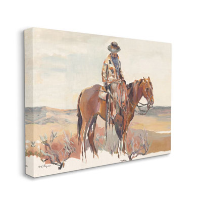«Cowboy Fields and Farm Western» par Marilyn Hageman - reproduction d'art
