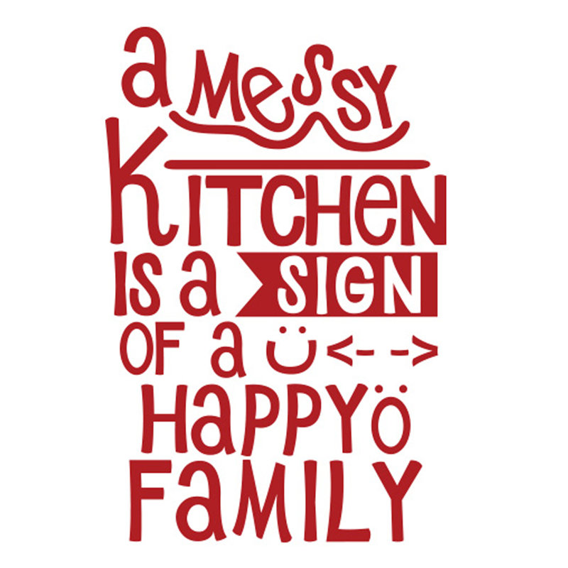 Wall Decal, Dark Red, Large