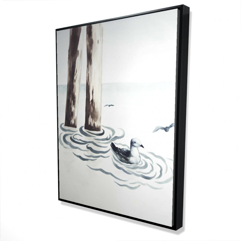 Seagull Print On Canvas