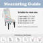 Housse extensible pour chaise de salle à manger, housse de chaise Parsons lavable, ensemble de 6-433002750