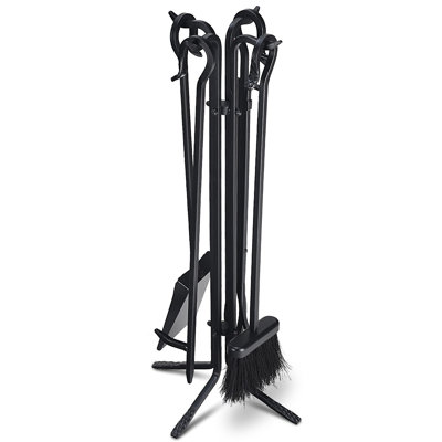 Beau Iron Fireplace Tool Set
