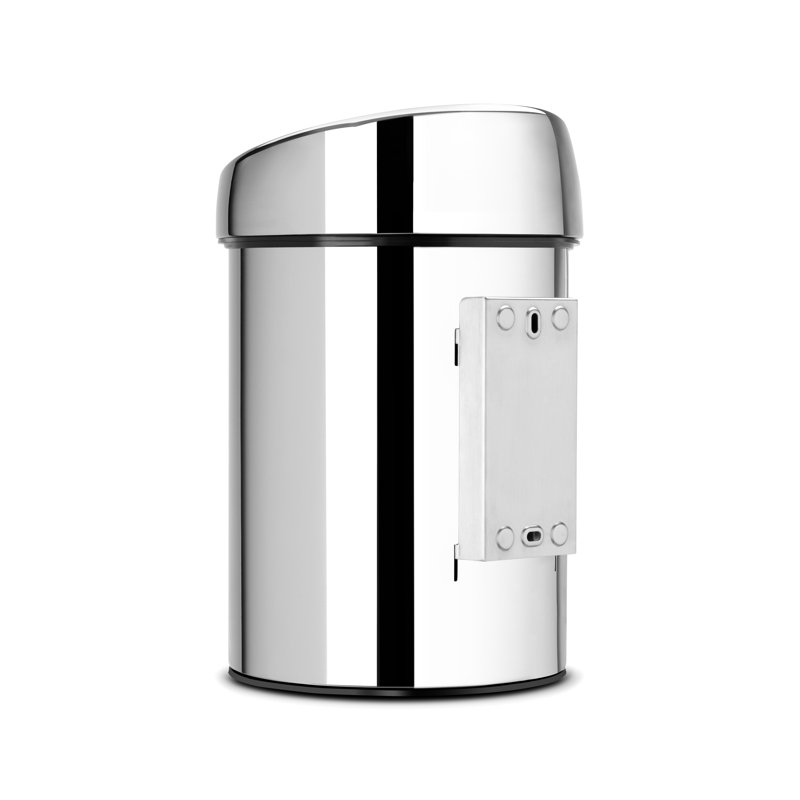 Brabantia 3 Litre Touch Bin, Brilliant Steel