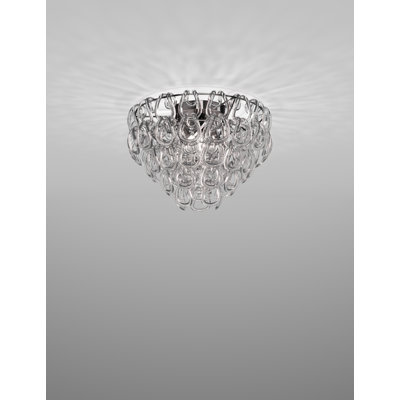 Giogali Ceiling Lamp 50 Crystal Smoky Matt Bronze 1 E26 Ul