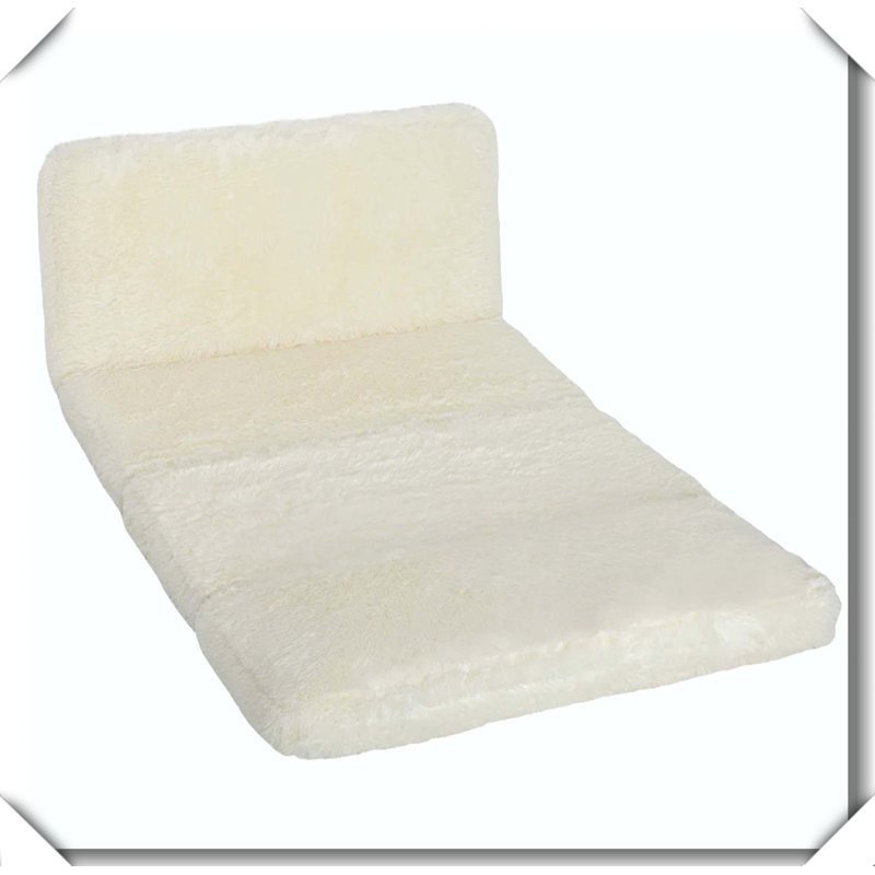 Canapé-lit Bean Bag, Blanc, crème