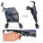 4 Wheel Folding Pet Stroller, Foldable Dog Jogger Stroller with Adjustable Canopy and Mesh Window-107312774