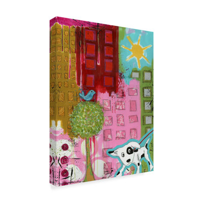 Huso 'City Life' Canvas Art